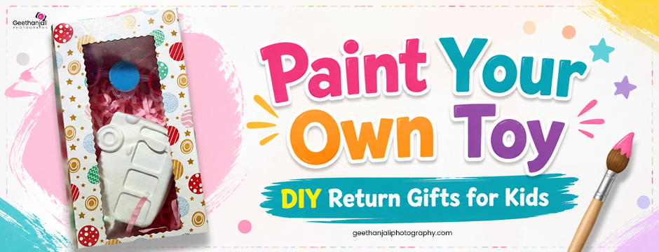 Paint Your Own Toy DIY Return Gifts for Kids
