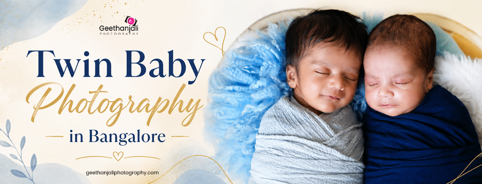 Twin Baby Photography in Bangalore